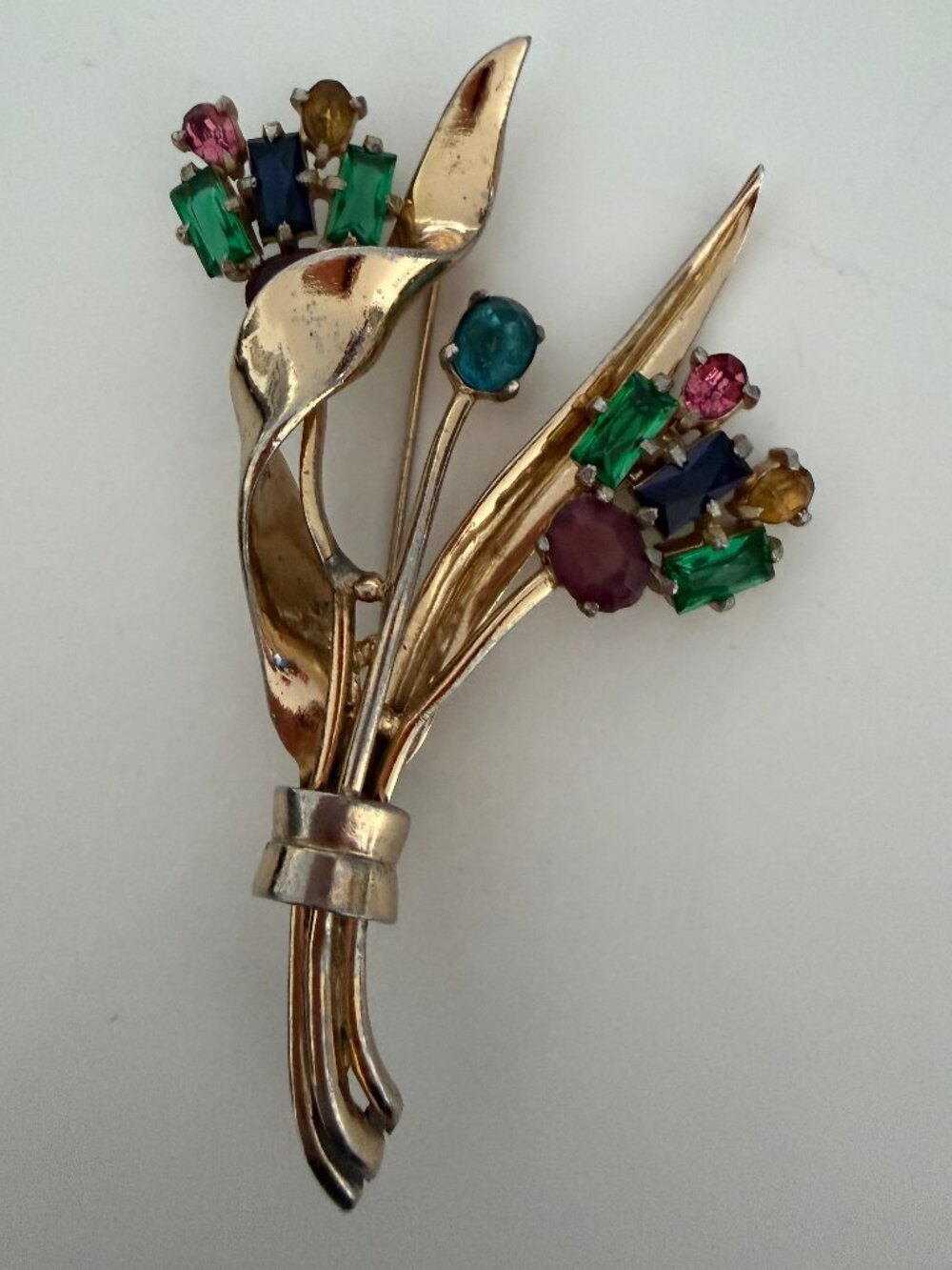 Colorful Costume Jewelry oversized Pin